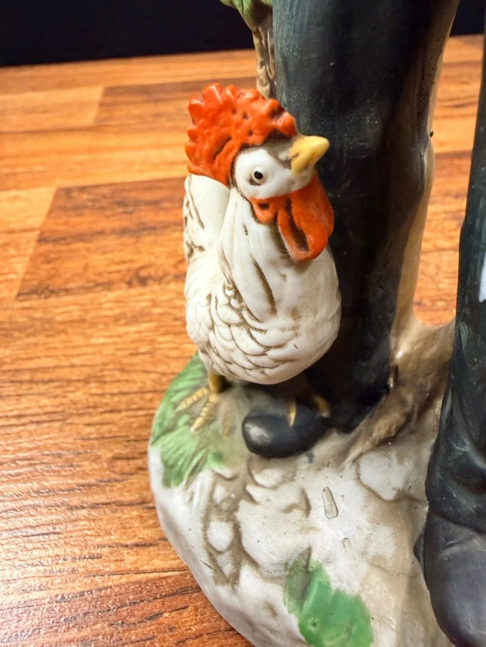 HOMCO Farmer with Rooster Figurine #1434
